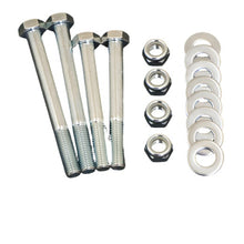 Load image into Gallery viewer, UMI 3011 Grade 10.9 zinc coated lower A-arm bolts, washers and nylon insert lock nuts for GM G-Body and F-Body front suspension.