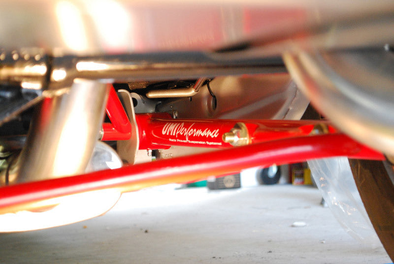 Additional product view 2 of the UMI 301516-R red non-adjustable tubular rear control arm kit for 1978-1988 GM G-Body.