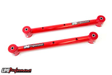 Load image into Gallery viewer, Additional product view 5 of the UMI 301516-R red non-adjustable tubular rear control arm kit for 1978-1988 GM G-Body.