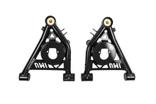 Load image into Gallery viewer, Additional product view 6 of the UMI 3031-B black tubular front lower A-arm pair.