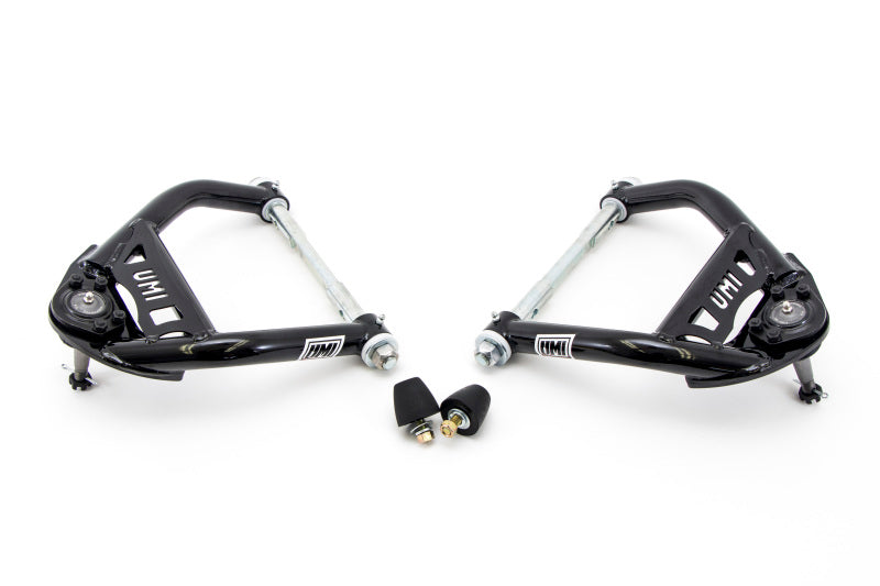 UMI Performance 64-72 A-Body Tubular Front Upper A-arms 1/2in Taller Ball Joints - Black Ops Auto Works