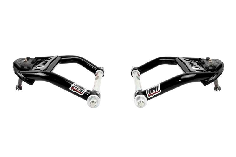 UMI Performance 64-72 GM A-Body Tubular Upper & Lower Front A-Arm Kit - Black - Black Ops Auto Works