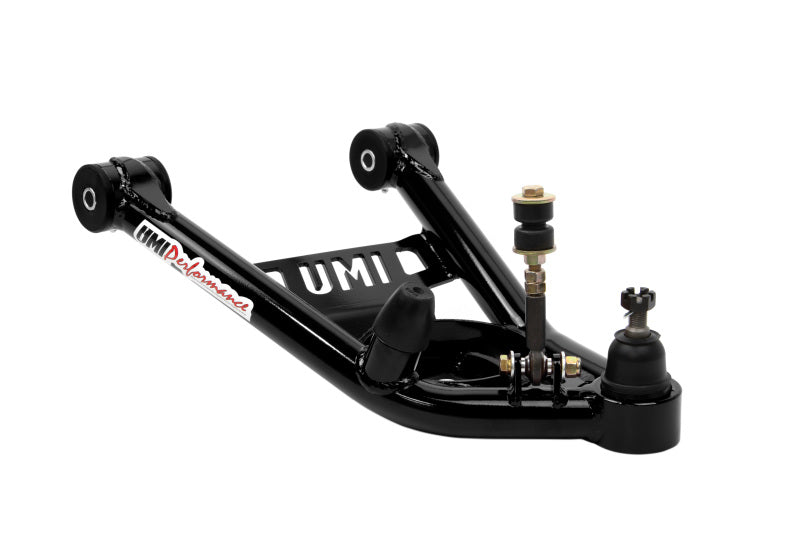 UMI Performance 64-72 GM A-Body Tubular Upper & Lower Front A-Arm Kit - Black - Black Ops Auto Works