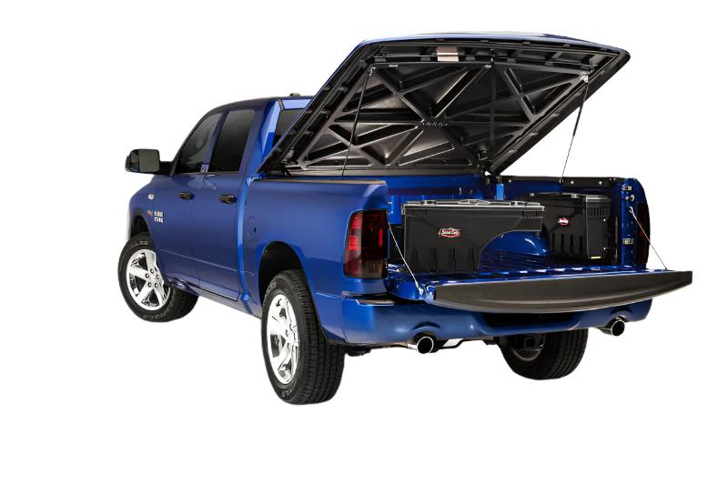 UnderCover 02-18 Ram 1500 (19-20 Classic) / 03-20 Ram 2500 Drivers Side Swing Case - Black Smooth - Black Ops Auto Works