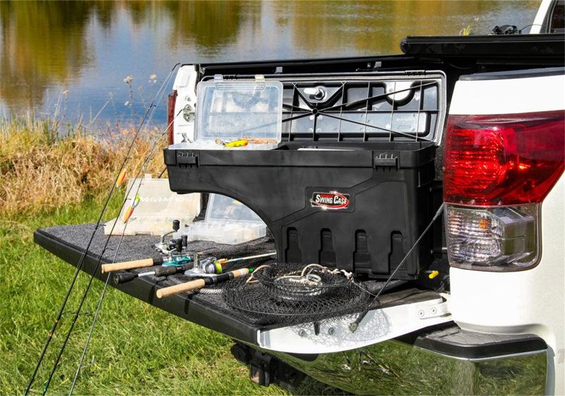 UnderCover 02-18 Ram 1500 (19-20 Classic) / 03-20 Ram 2500 Passengers Side Swing Case - Black Smooth - Black Ops Auto Works