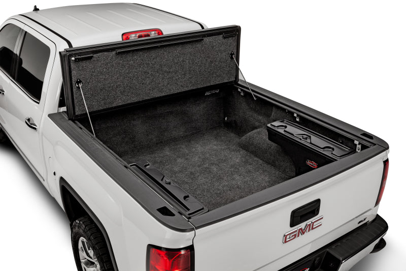UnderCover 14-18 Chevy Silverado 1500 (19 Legacy) 6.5ft Ultra Flex Bed Cover - Black Textured - Black Ops Auto Works