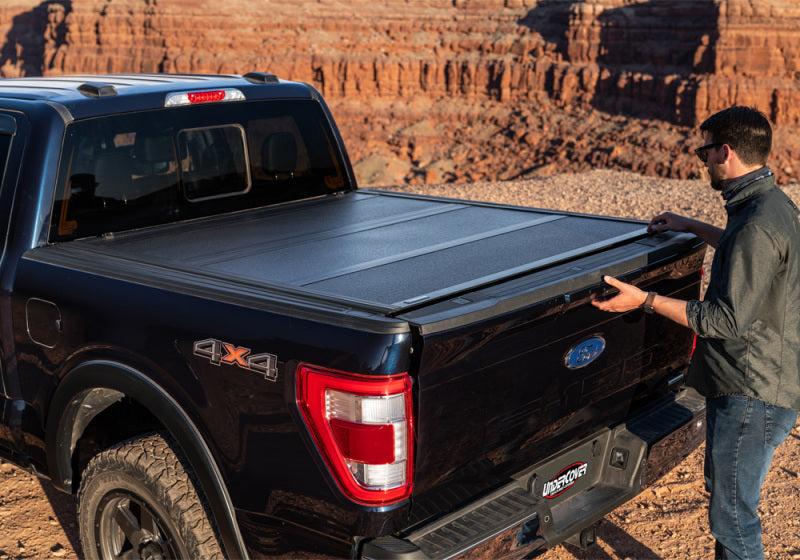 UnderCover 2021+ Ford F-150 Crew Cab 5.5ft Armor Flex Bed Cover Cover - Black Ops Auto Works