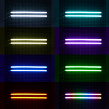 Load image into Gallery viewer, RGB Halo Kits Universal Flexible DRL Tube Diffused Strips | Multicolor
