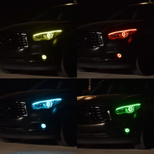 Load image into Gallery viewer, RGB Halo Kits Universal Flexible DRL Tube Diffused Strips | Multicolor