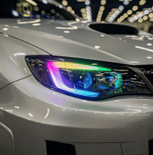 Load image into Gallery viewer, RGB Halo Kits Universal Flexible DRL Tube Diffused Strips | Multicolor