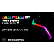 Load image into Gallery viewer, RGB Halo Kits Universal Side Emitting Flexible DRL Diffused Strips | Multicolor