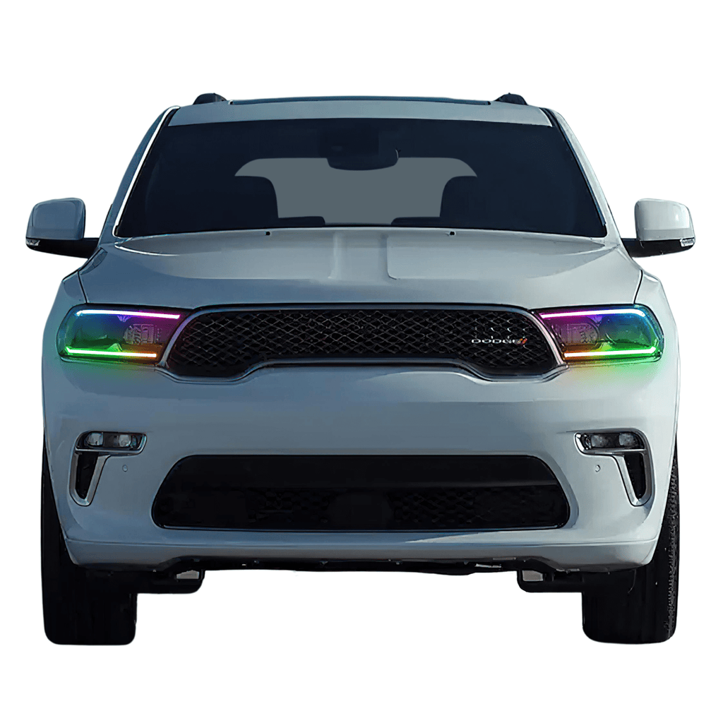 RGB Halo Kits Universal Side Emitting Flexible DRL Diffused Strips | Multicolor