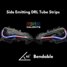 Load image into Gallery viewer, RGB Halo Kits Universal Side Emitting Flexible DRL Diffused Strips | Multicolor