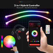 Load image into Gallery viewer, RGB Halo Kits Universal Side Emitting Flexible DRL Diffused Strips | Multicolor