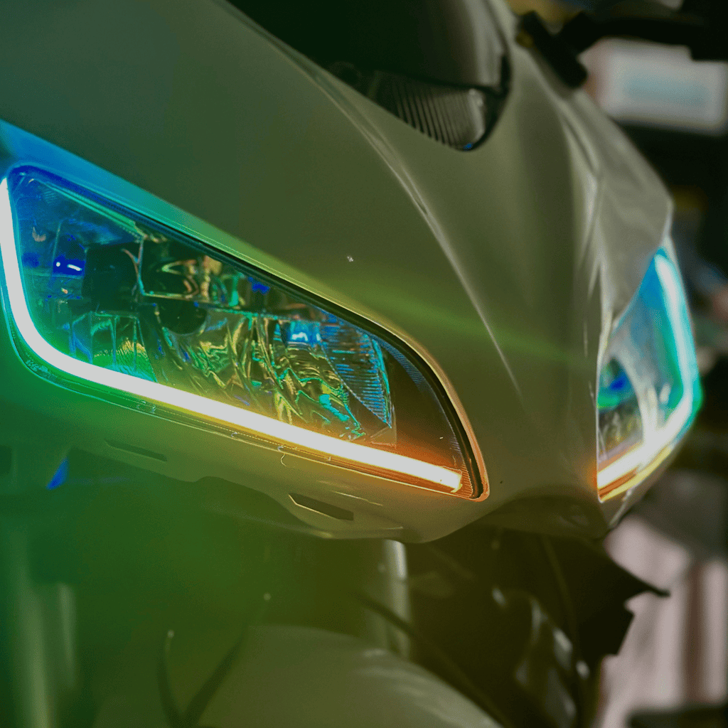 RGB Halo Kits Universal Side Emitting Flexible DRL Diffused Strips | Multicolor