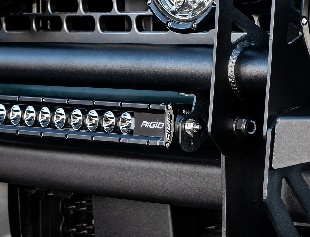 Universal light bar brackets for single row and double row LED off-road lights