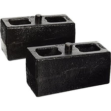 Load image into Gallery viewer, Fabtech 4in Front Leaf Spring Block Kit - 3in Wide w/Bump Stop - Black Ops Auto Works