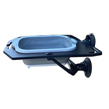 Load image into Gallery viewer, SeaSucker Sink Station Black portable wash basin mounted view 1
