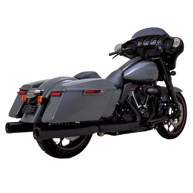 Vance & Hines HD Dresser 17-22 Eliminator 400 Black Slip-On Exhaust-Motorcycle Slip-On-Vance and Hines-46714-