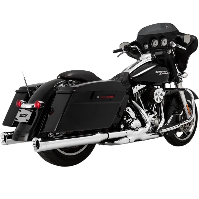 Vance & Hines HD Dresser 95-16 Eliminator 400 S Slip-On Exhaust-Motorcycle Slip-On-Vance and Hines-16703-