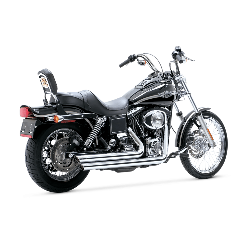 Vance & Hines HD Softail 18-22 Bigshts Staggered Chrome PCX Full System Exhaust-Powersports Exhausts-Vance and Hines-17341-