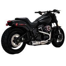 Load image into Gallery viewer, Vance &amp; Hines 27331 Hi-Output 2-into-1 PCX exhaust black for 2018-2025 Harley Softail Fat Bob full system