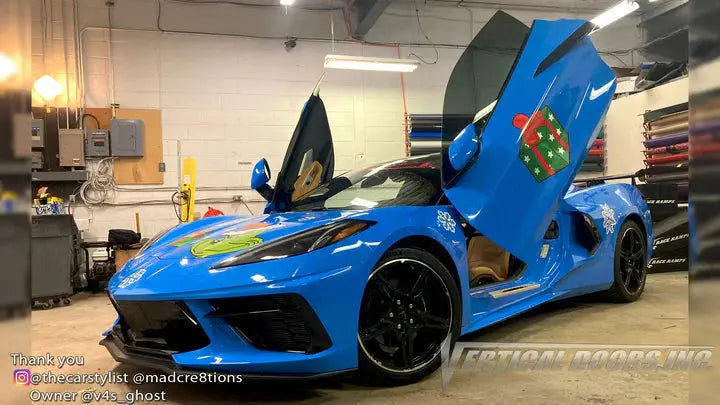 Chevrolet Corvette C8 2020-2021 Vertical Doors - Black Ops Auto Works