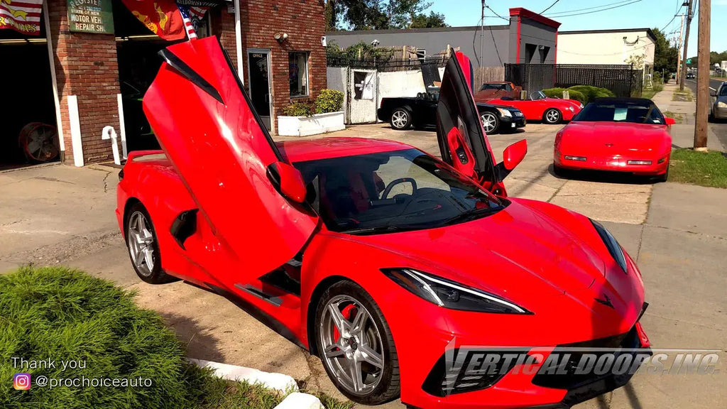 Chevrolet Corvette C8 2020-2021 Vertical Doors - Black Ops Auto Works