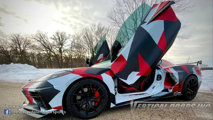 Chevrolet Corvette C8 2020-2021 Vertical Doors - Black Ops Auto Works