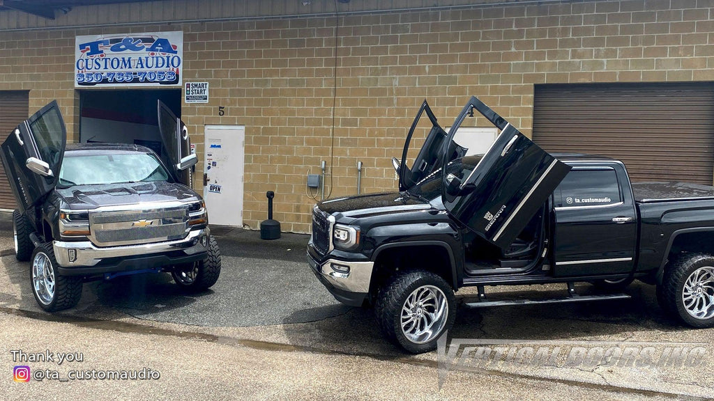 Chevrolet Silverado 2014-2018 Vertical Doors - Black Ops Auto Works