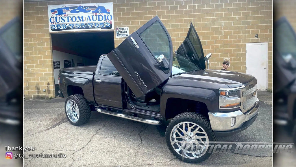 Chevrolet Silverado 2014-2018 Vertical Doors - Black Ops Auto Works