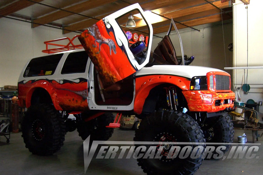 Ford Excursion 2000-2005 Vertical Doors - Black Ops Auto Works