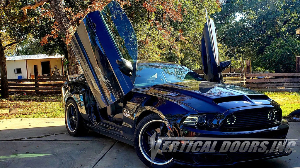 Ford Mustang 2011-2014 Vertical Doors - Black Ops Auto Works