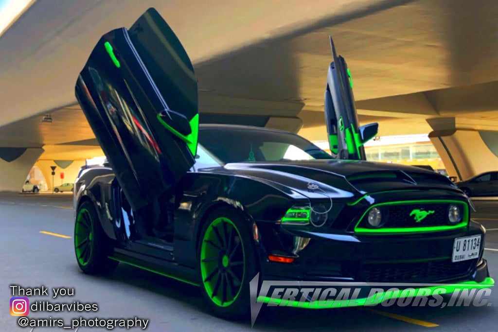 Ford Mustang 2011-2014 Vertical Doors - Black Ops Auto Works