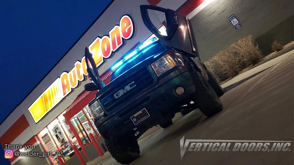 GMC Sierra 2007-2014 Vertical Doors - Black Ops Auto Works
