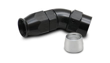 Load image into Gallery viewer, Vibrant 1 Piece PFTE Hose End -16 AN 45 Degree - Black Ops Auto Works