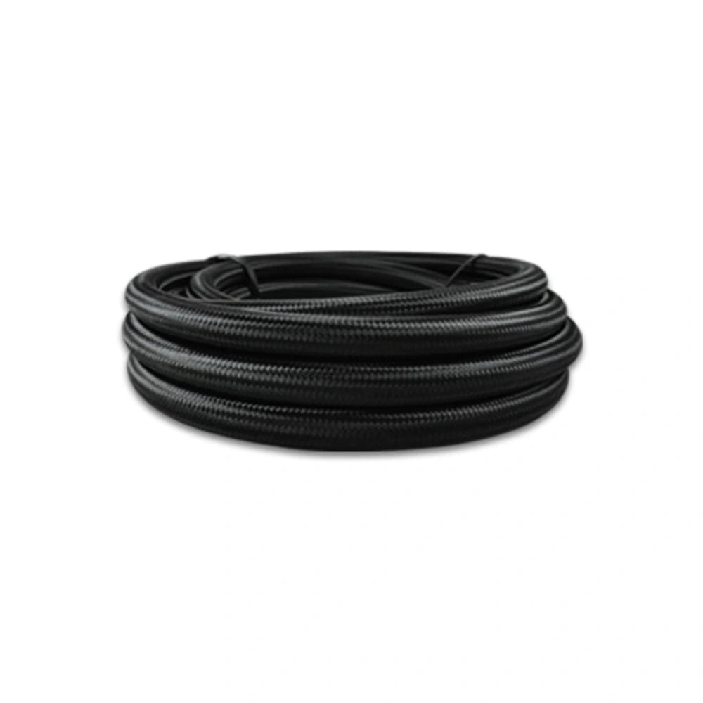 Vibrant -10 AN Black Nylon Braided Flex Hose (10 foot roll) - Black Ops Auto Works