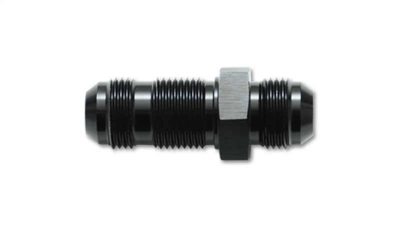 Vibrant -10AN Flare Straight Bulkhead Adapter Fitting - Aluminum - Black Ops Auto Works