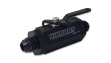 Load image into Gallery viewer, Vibrant -10AN to -10AN Male Shut Off Valve - Black - Black Ops Auto Works