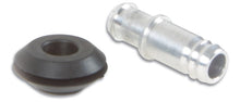 Load image into Gallery viewer, Vibrant 10mm (2/5in) O.D. Aluminum Vacuum Hose Fitting (includes Rubber Grommet) - Black Ops Auto Works