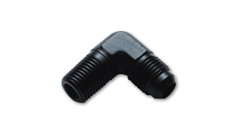 Vibrant -12AN to 1/2in NPT 90 Degree Elbow Adapter Fitting - Black Ops Auto Works