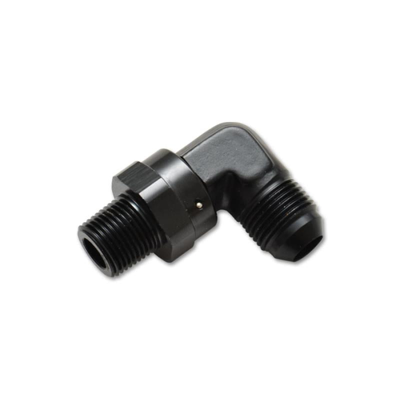 Vibrant -12AN to 1/2in NPT Male Swivel 90 Degree Adapter Fitting Vibrant VIB11361