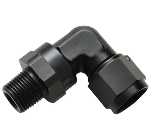 Vibrant -12AN to 3/4in NPT Female Swivel 90 Degree Adapter Fitting Vibrant VIB11392
