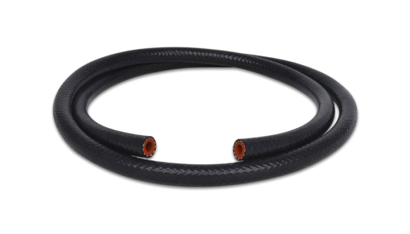 Vibrant 1/2in (13mm) I.D. x 20 ft. Silicon Heater Hose reinforced - Black - Black Ops Auto Works