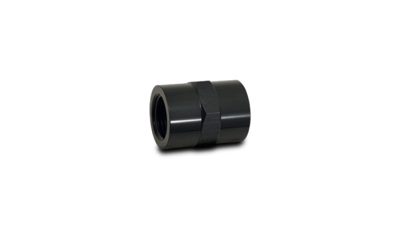 Vibrant 1/2in NPT Female Pipe Coupler Fitting - Aluminum Vibrant VIB10383