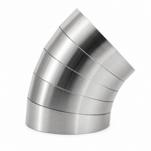 Load image into Gallery viewer, Vibrant 13586 45-Degree Oval 304SS Pie Cuts 3.5in Tube