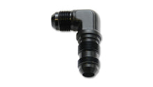 Load image into Gallery viewer, Vibrant -16AN Bulkhead Adapter 90 Deg Elbow Fitting - Anodized Black Vibrant VIB10614