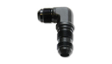 Load image into Gallery viewer, Vibrant -16AN Bulkhead Adapter 90 Deg Elbow Fitting - Anodized Black Vibrant VIB10614