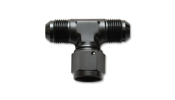 Vibrant -16AN Tee Fitting with Female -16AN Swivel On Side Vibrant VIB10796