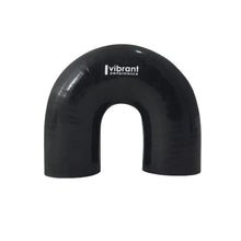 Load image into Gallery viewer, Vibrant Vibrant 180 Degree Elbow 3.50in ID x 4.75in Leg Length Silicone Hose Coupler